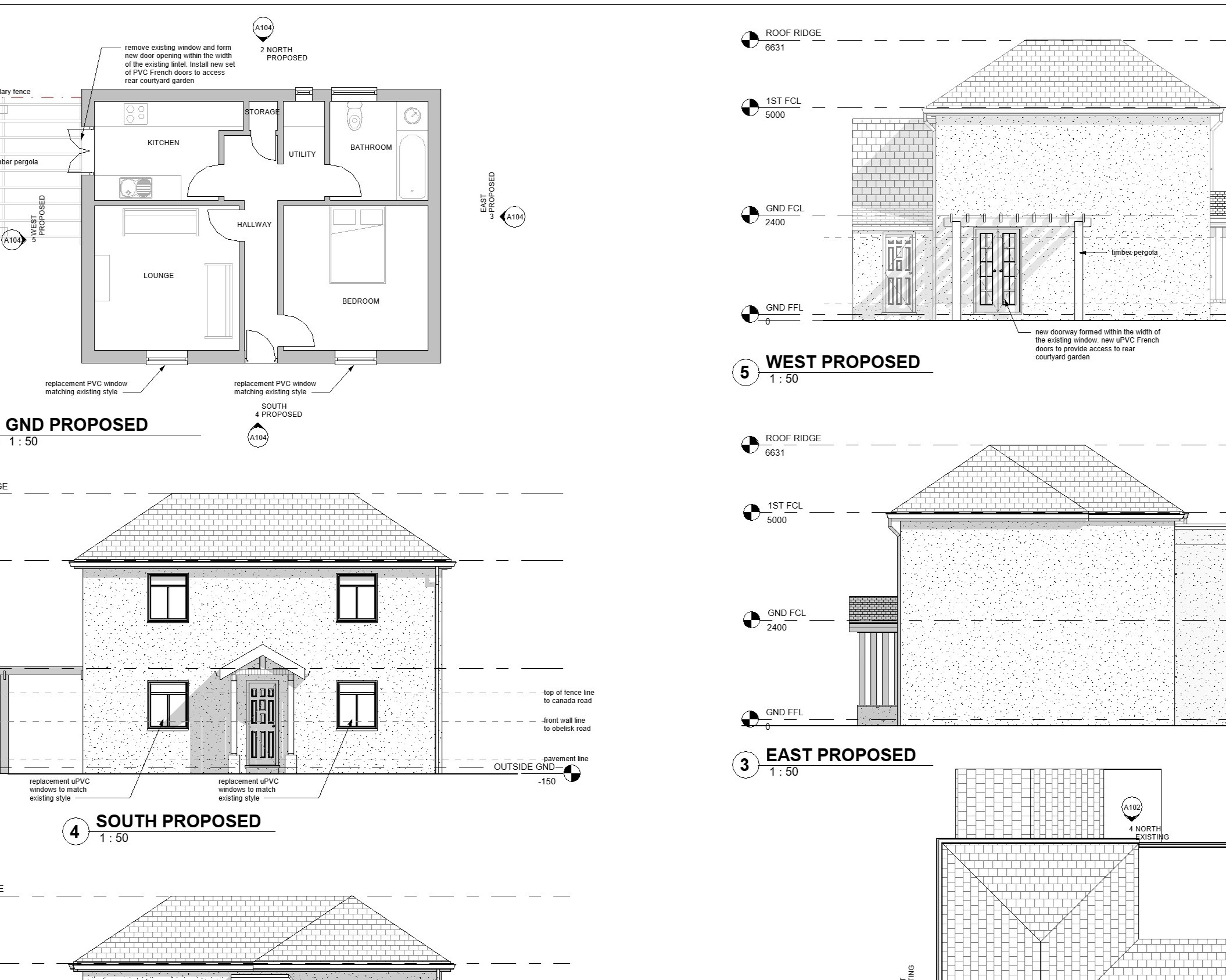 A newly constructed modern family home